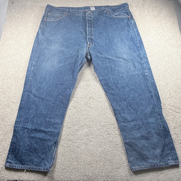 Levi's Other - Levi's 501XX Original Fit Jeans Mens 48x29.5 Blue Fair Straight Button Fly 501